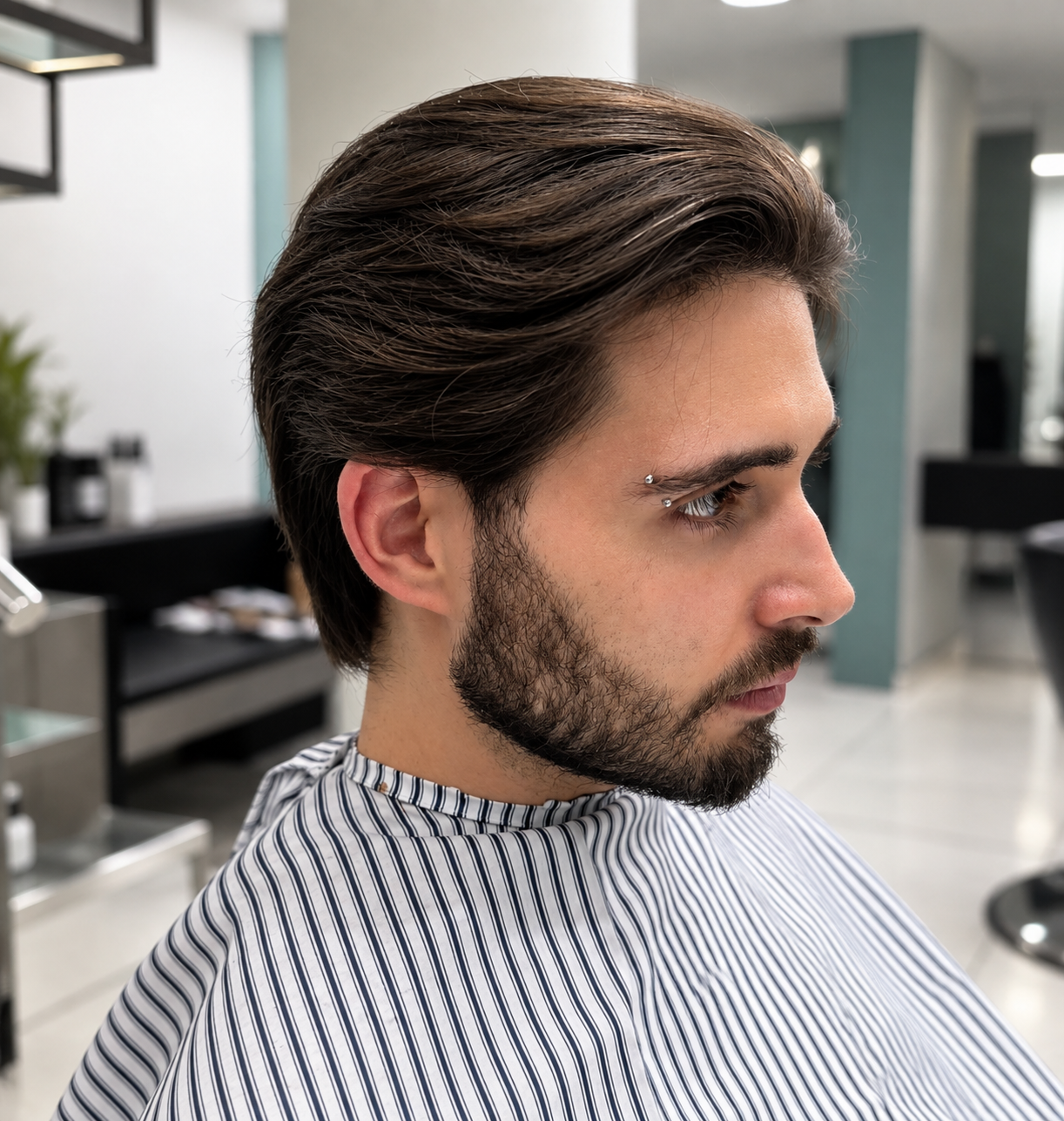 Profilo barbiere moderno